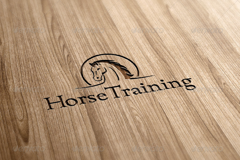 Horse Training Logo Template by FoxxelGraphics GraphicRiver